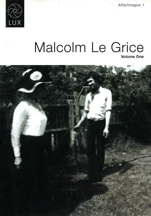 Malcolm Le Grice Afterimages Front Cover