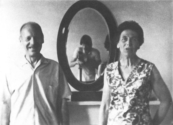 Guy Sherwin's Portrait with Parents, 1975.