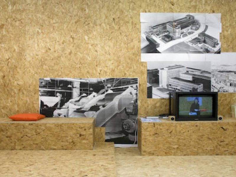 A Factory as it Might Be: Bournville, 2012, installation view at International Project Space, Birmingham. Courtesy of the artist
