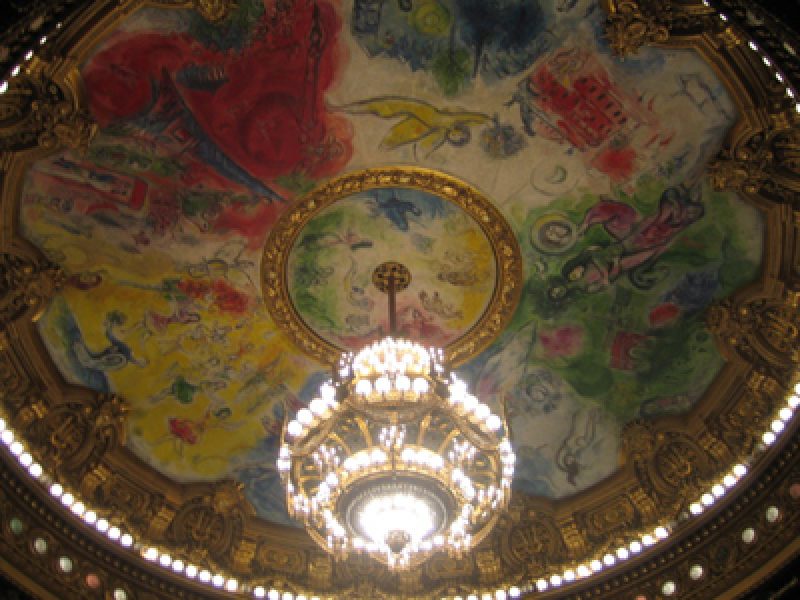Paris Opera ceiling (2009), photo by Ian White