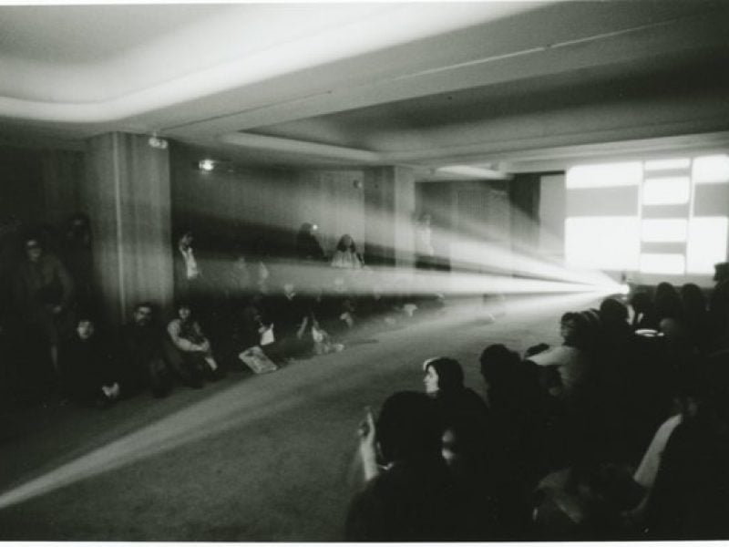 Light Music by Lis Rhodes (Installation shot) 1974.