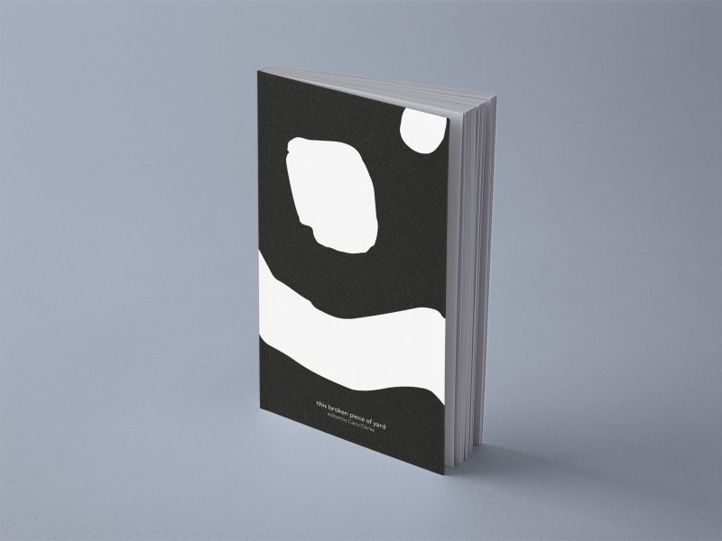 a book with a black and white abstract patterns on the cover
